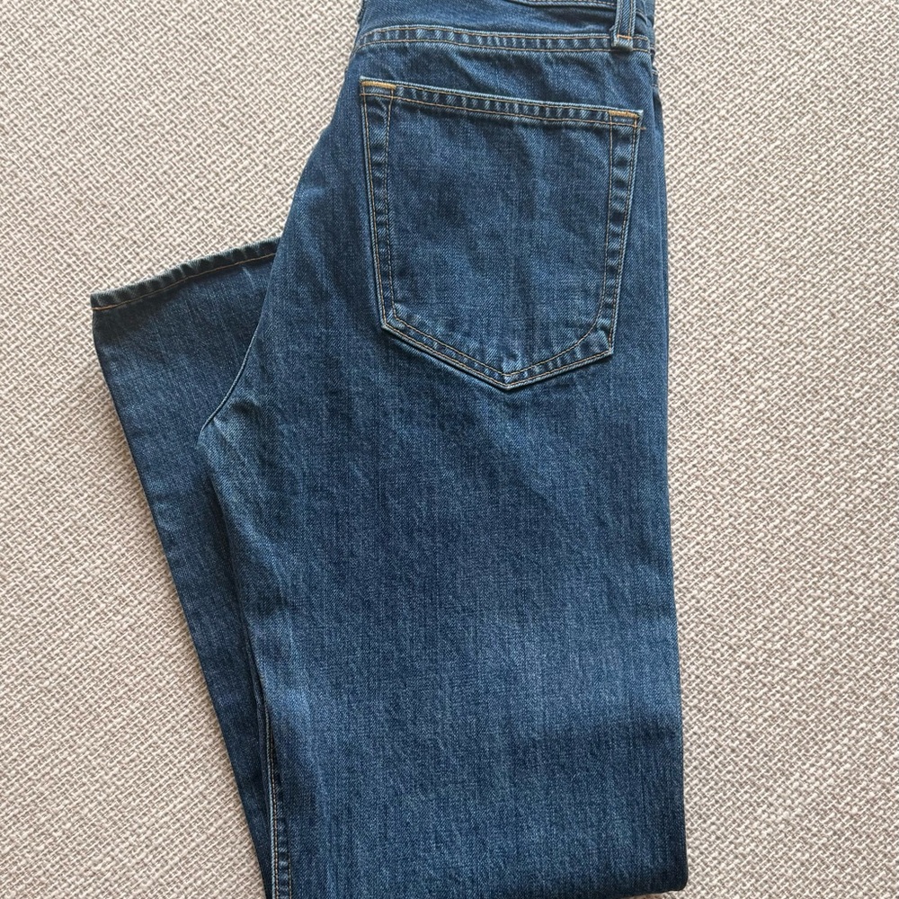 rag & bone Dark Blue Straight Leg Jeans